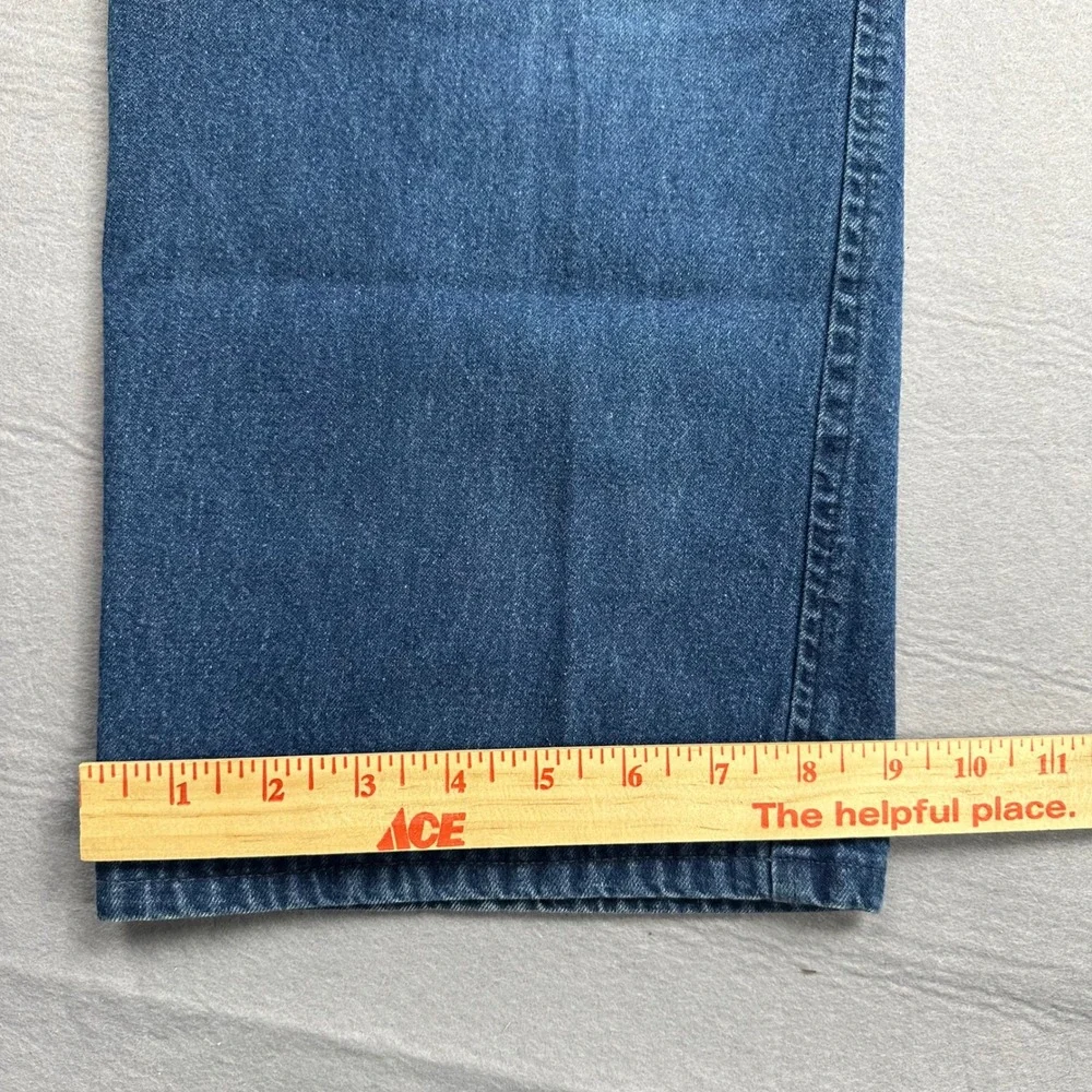 J.Crew Outfitters Oarsman Mens Pleated Denim Trousers Straight Leg Blue Size 31
